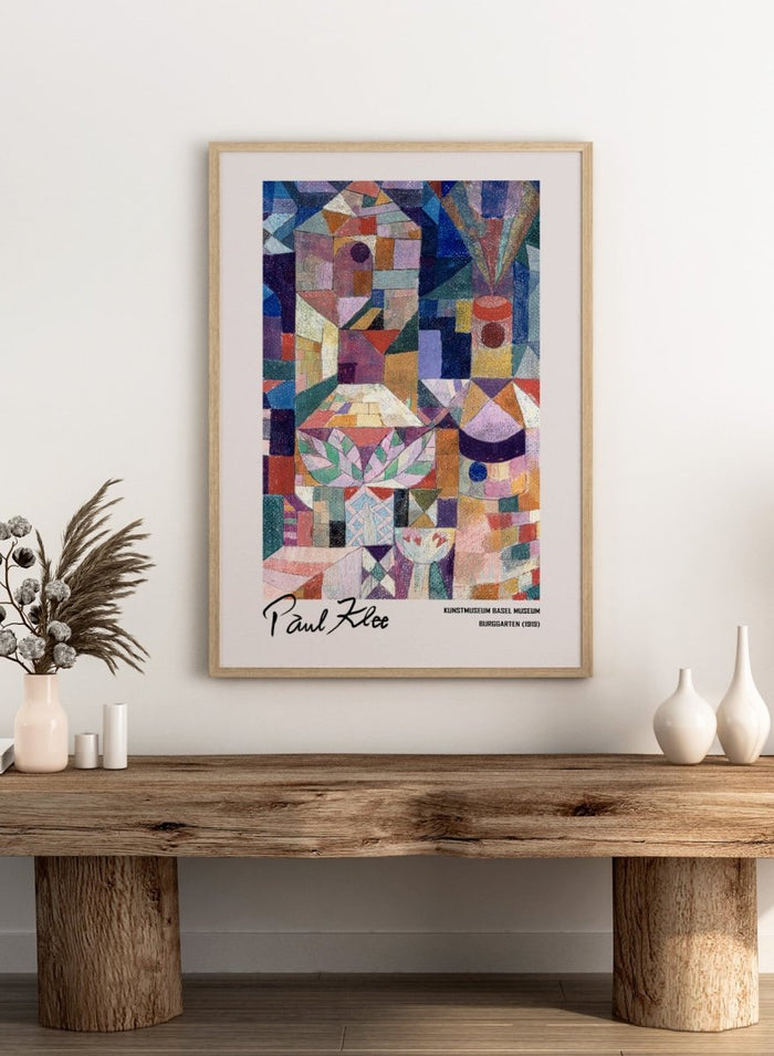 Paul Klee Burggarten 1919 Art Print_Sugar & Canvas_Paul Klee