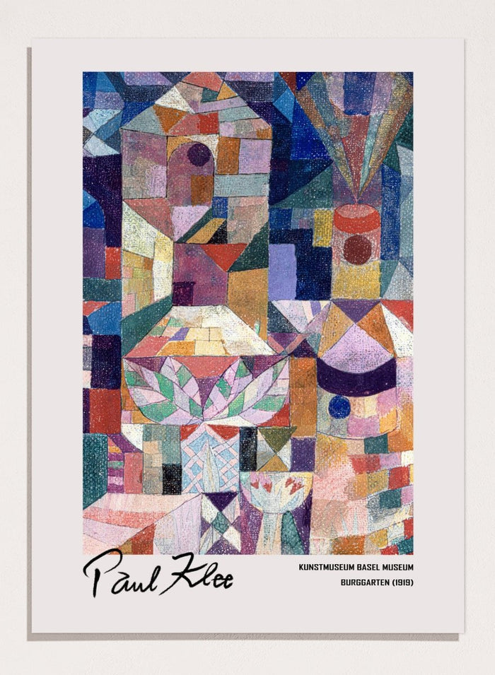 Paul Klee Burggarten 1919 Art Print_Sugar & Canvas_Paul Klee
