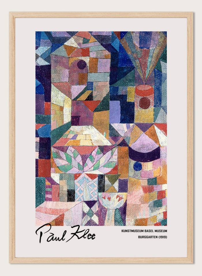 Paul Klee Burggarten 1919 Art Print_Sugar & Canvas_Paul Klee