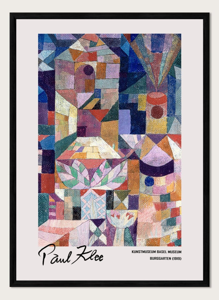 Paul Klee Burggarten 1919 Art Print_Sugar & Canvas_Paul Klee