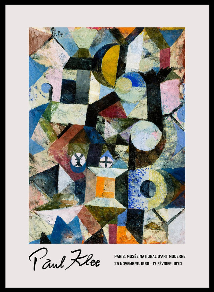 Paul Klee Composition with the Yellow Half - Moon and the Y Art Print_Sugar & Canvas