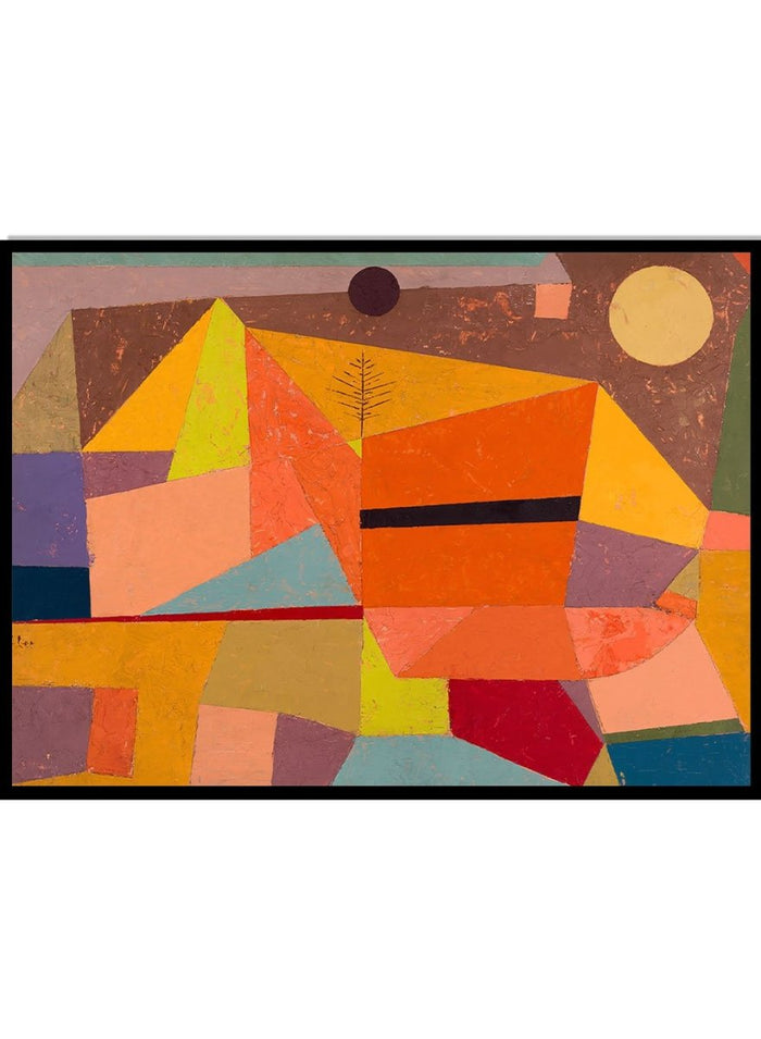 Paul Klee Joyful Mountain Landscape 1929 Art Print_Sugar & Canvas_Paul Klee
