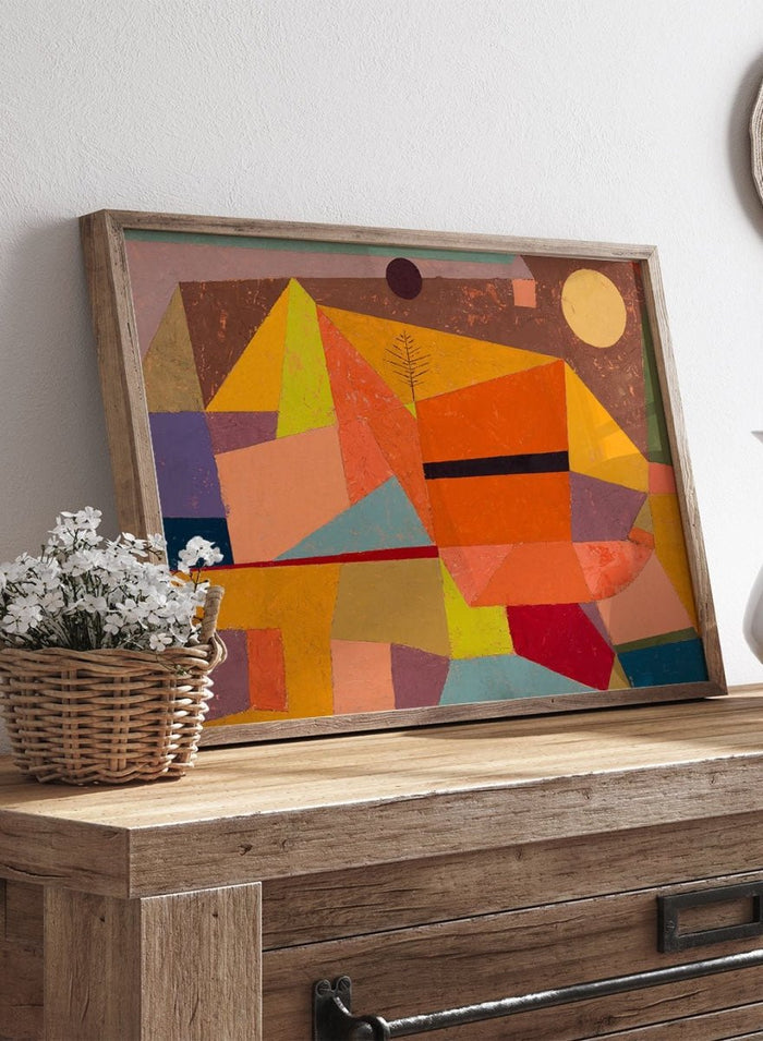 Paul Klee Joyful Mountain Landscape 1929 Art Print_Sugar & Canvas_Paul Klee