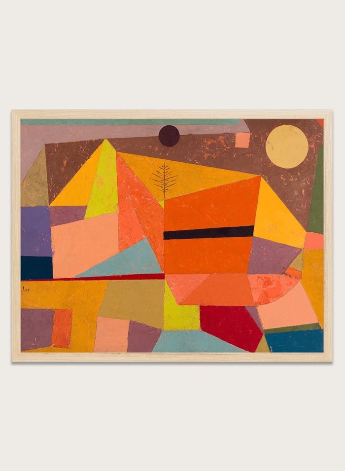 Paul Klee Joyful Mountain Landscape 1929 Art Print_Sugar & Canvas_Paul Klee