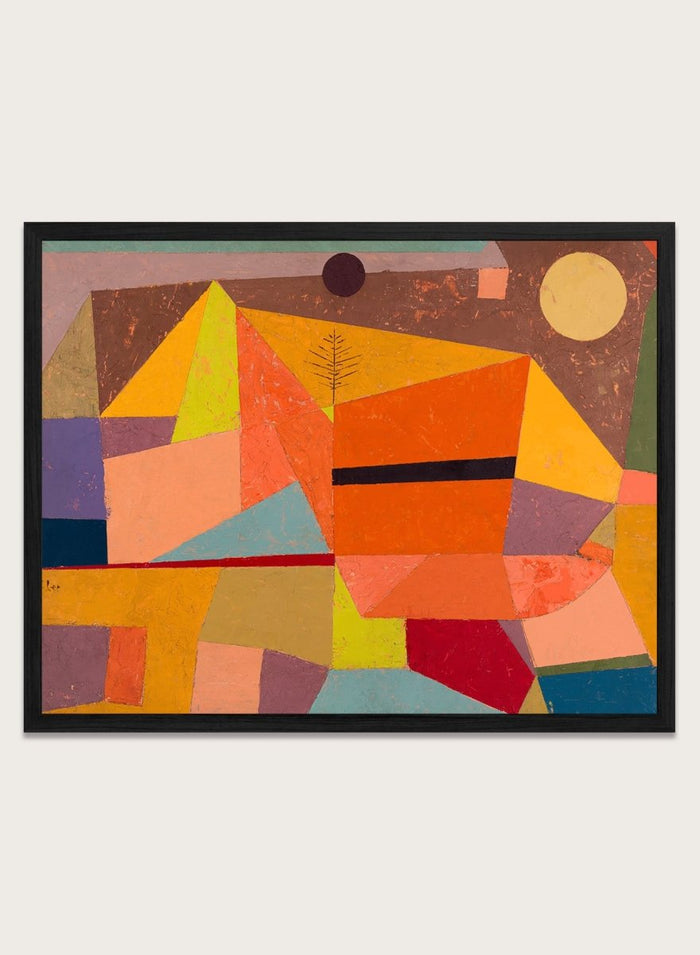 Paul Klee Joyful Mountain Landscape 1929 Art Print_Sugar & Canvas_Paul Klee