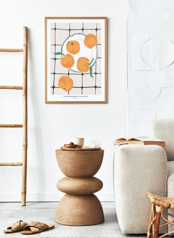 Peaches Kitchen Illustration Art Print_Sugar & Canvas_Sugar & Canvas