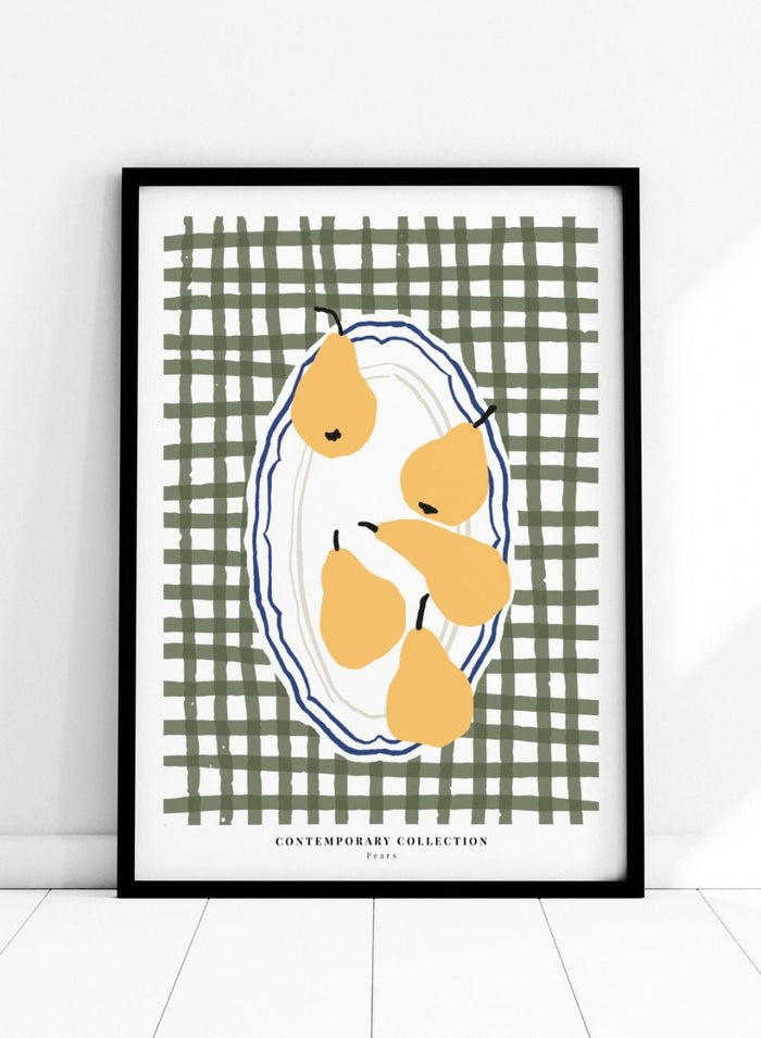 Pears Kitchen Illustration Art Print_Sugar & Canvas_Sugar & Canvas