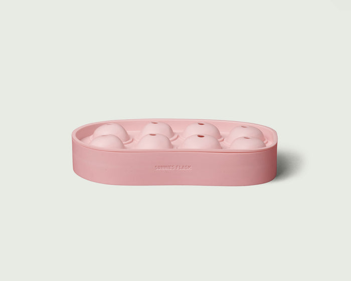 Taffy ::Pebble Ice Tray  pink  front diagonal
