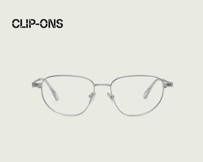 Coin-Ocean Polarized::Penn Eyeglasses pilot blue metal front 1