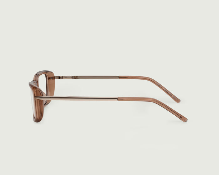 Barley::Pennyworth Eyeglasses rectangle brown Plant-based Plastic  side