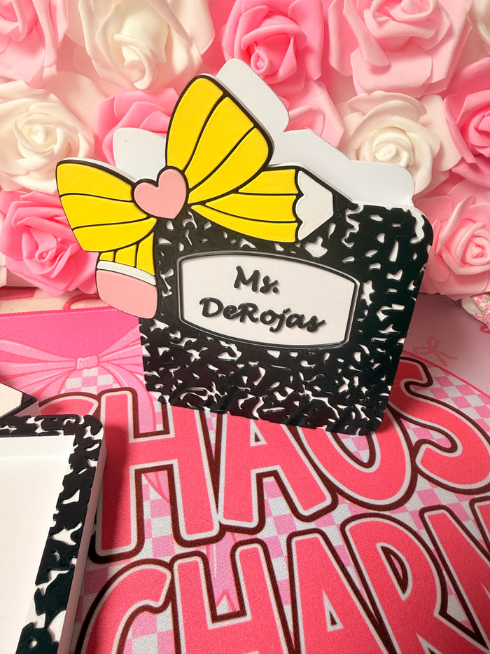 Personalized Teacher Pen Holder
