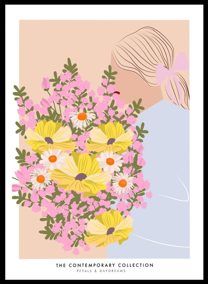 'Petals and Daydreams' Aesthetic Art Print_Sugar & Canvas_Sugar & Canvas