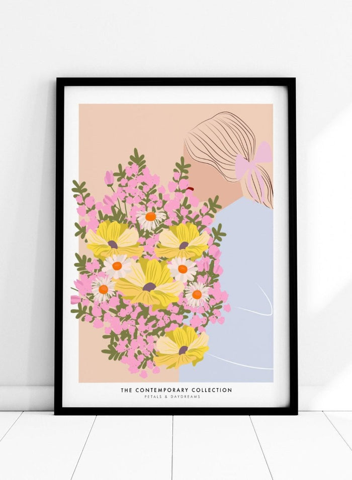'Petals and Daydreams' Aesthetic Art Print_Sugar & Canvas_Sugar & Canvas