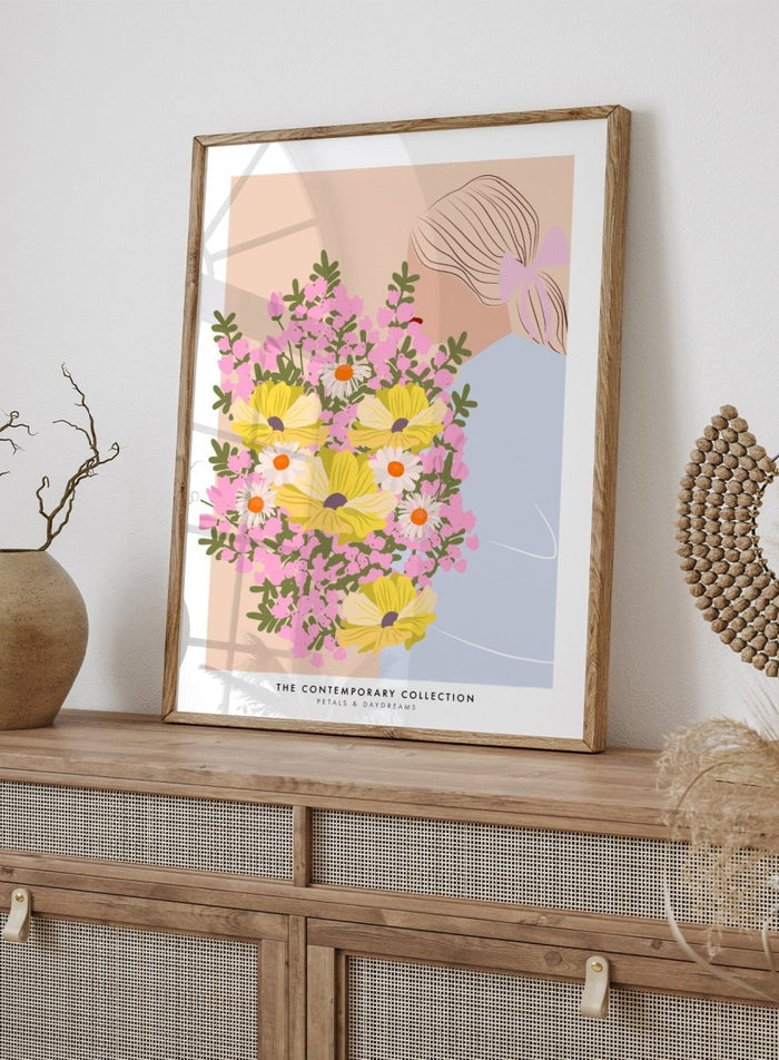 'Petals and Daydreams' Aesthetic Art Print_Sugar & Canvas_Sugar & Canvas