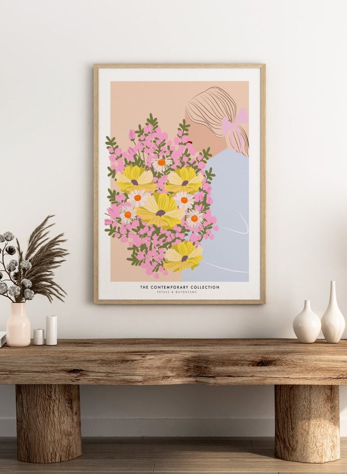 'Petals and Daydreams' Aesthetic Art Print_Sugar & Canvas_Sugar & Canvas