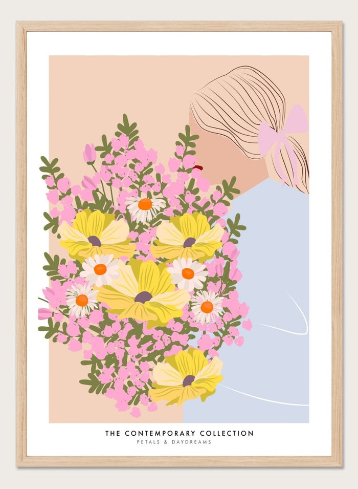 'Petals and Daydreams' Aesthetic Art Print_Sugar & Canvas_Sugar & Canvas