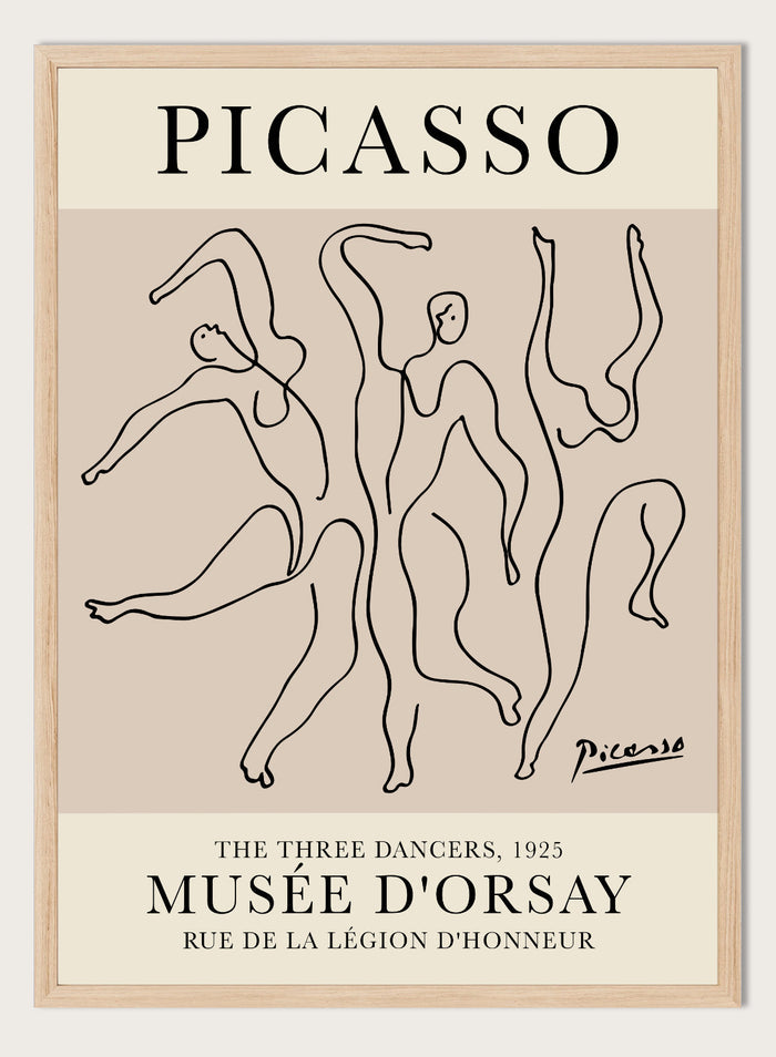 Picasso The Three Dancers Art Print