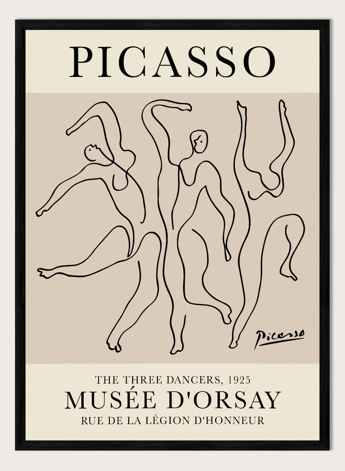 Picasso The Three Dancers Art Print