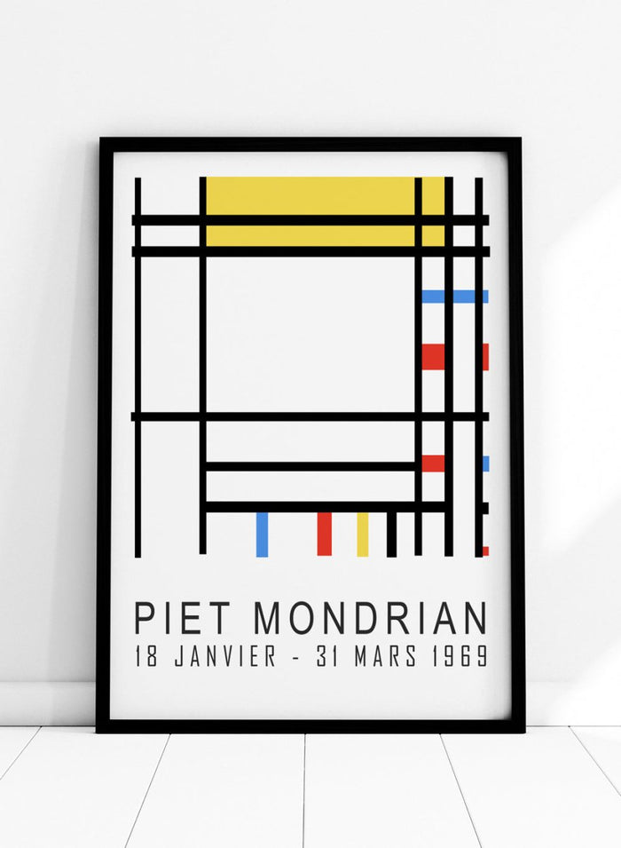 Piet Mondrian Place de la Concorde Remastered Art Print_Sugar & Canvas_Piet Mondrian