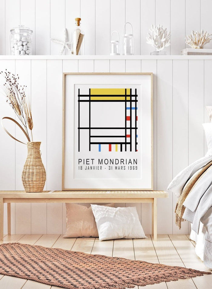 Piet Mondrian Place de la Concorde Remastered Art Print_Sugar & Canvas_Piet Mondrian