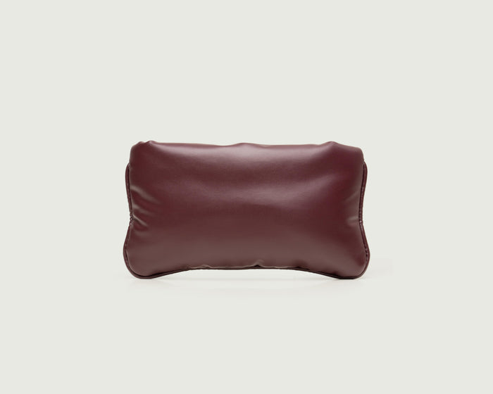 Beet::Pillow Clutch Red front