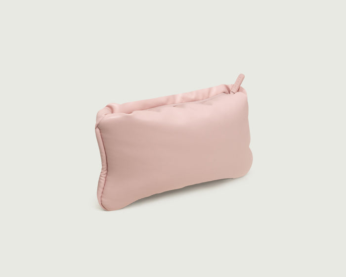 Mochi::Pillow Clutch Pink front diagonal