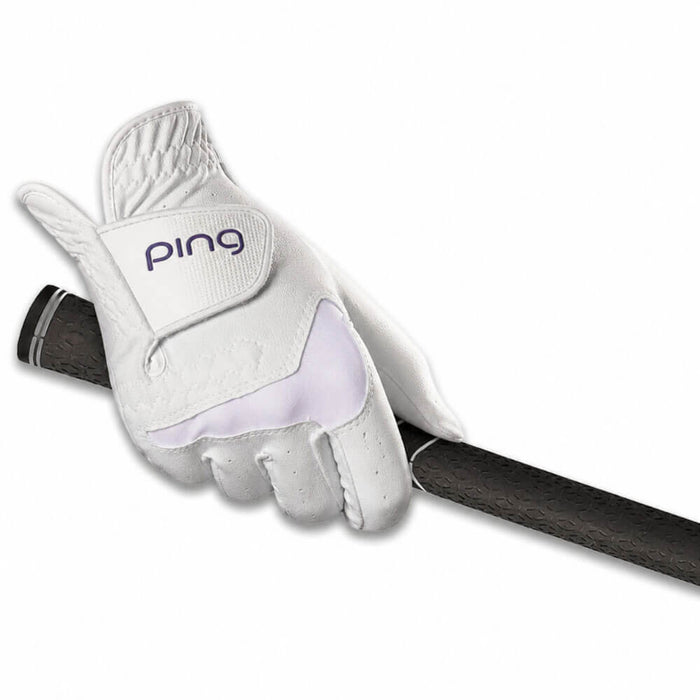 PING Sport 261 Golf Glove White/Plum - 26 Women