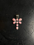 Pink Conch Dragonfly Pendant | 925 Sterling Silver C967