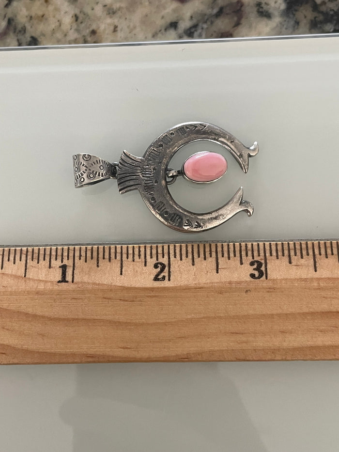 Pink Conch Naja Pendant | 925 Sterling Silver E282