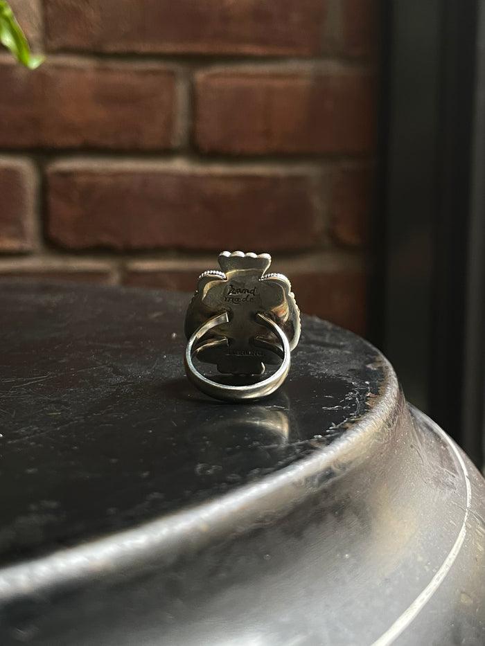 Pink Conch Ring | 925 Sterling Silver | Size 6.25 E290