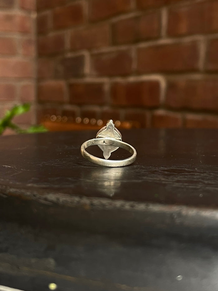 Pink Conch Ring Size 7 | 925 Sterling Silver E762