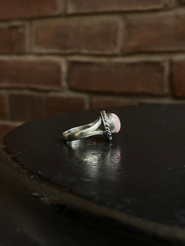 Pink Conch Ring Size 8.75 | 925 Sterling Silver E748