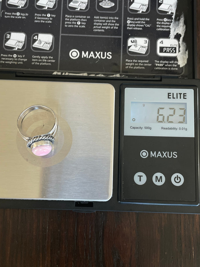 Pink Conch Ring Size 8.75 | 925 Sterling Silver E748