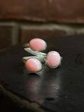 Pink Conch Ring Size 9 | 925 Sterling Silver E750