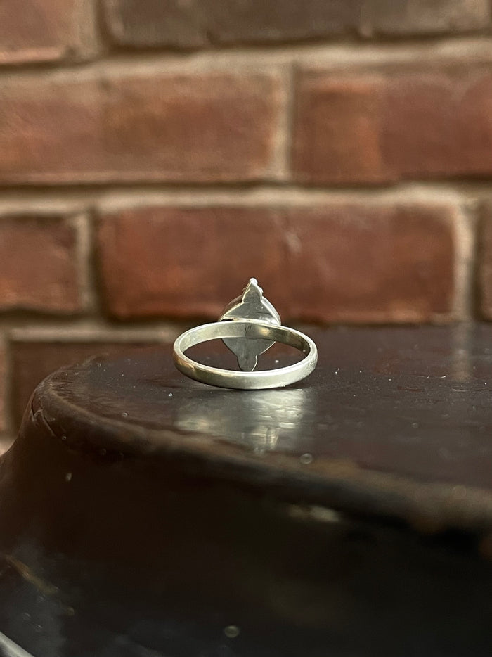 Pink Conch Ring Size 9 | 925 Sterling Silver E751