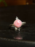 Pink Conch Ring Size 9 | 925 Sterling Silver E761