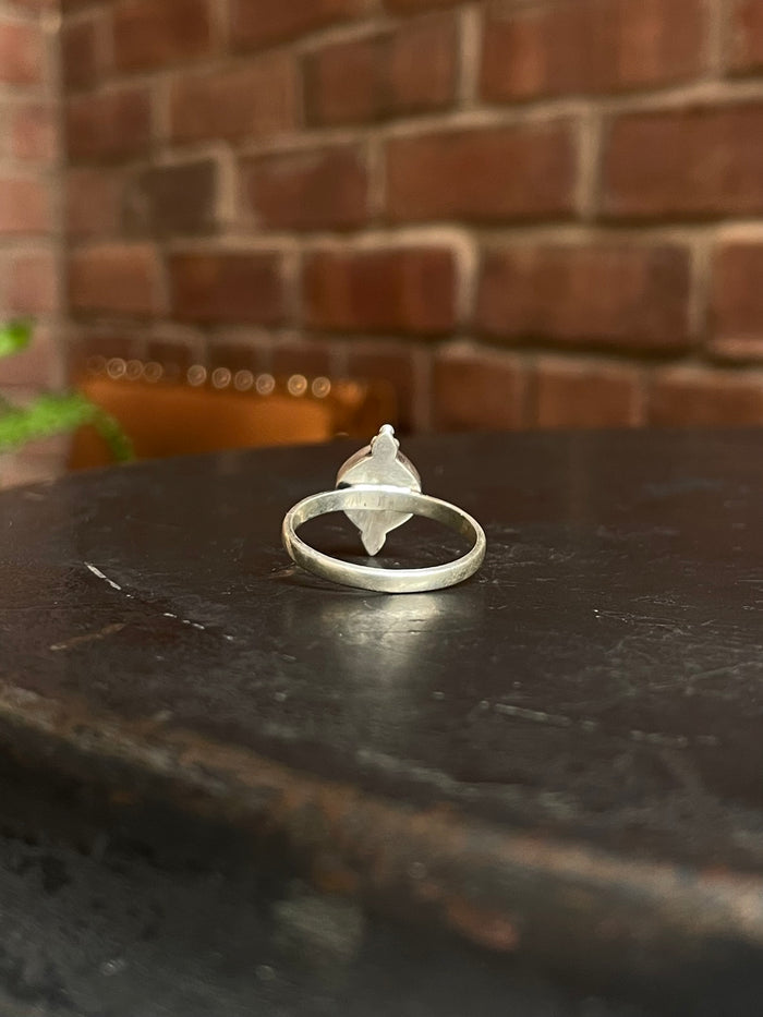 Pink Conch Ring Size 9 | 925 Sterling Silver E761
