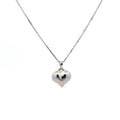 Polished Heart Pendant Necklace