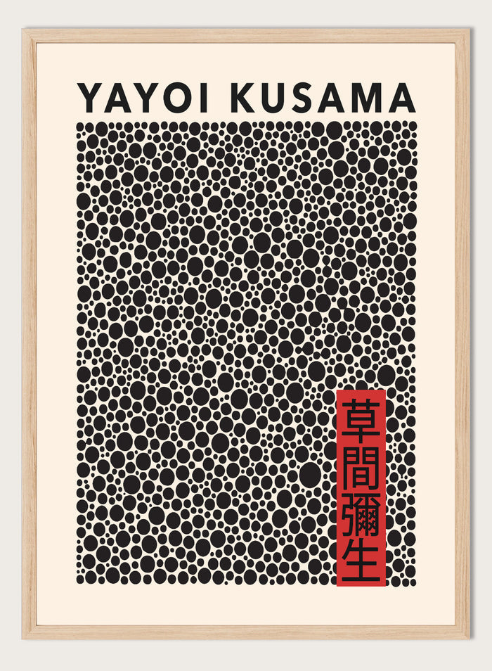 Polka Dots Inspired by Yayoi Kusama Art Print