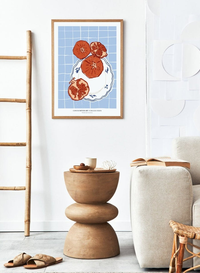 Pomegranates Kitchen Illustration Art Print_Sugar & Canvas_Sugar & Canvas