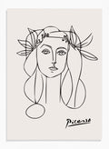 Portrait of Francoise Gilot by Pablo Picasso Print