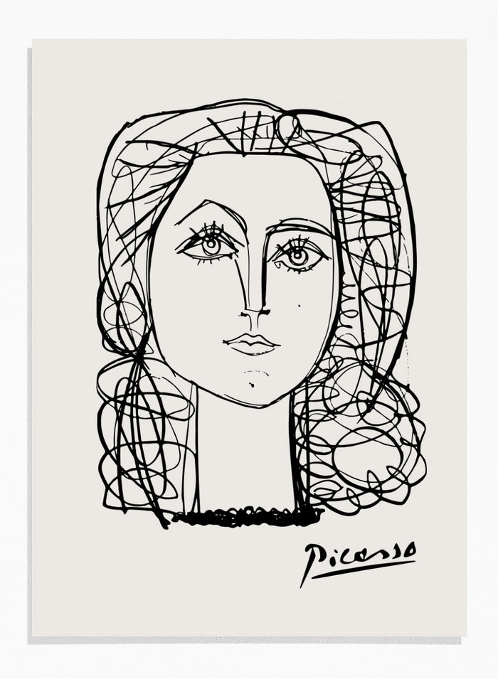 Portrait of Francoise Gilot by Pablo Picasso Print