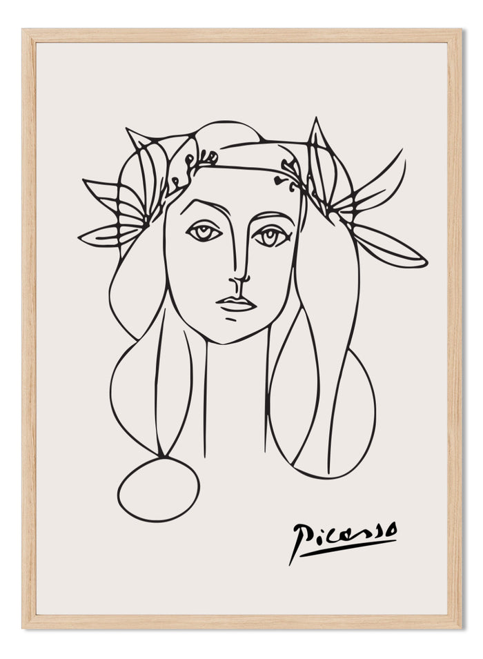 Portrait of Francoise Gilot by Pablo Picasso Print