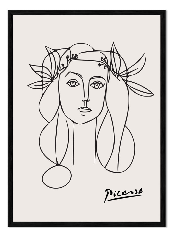 Portrait of Francoise Gilot by Pablo Picasso Print