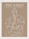 Portrait of Igor Stravinsky 1920 by Pablo Picasso Print