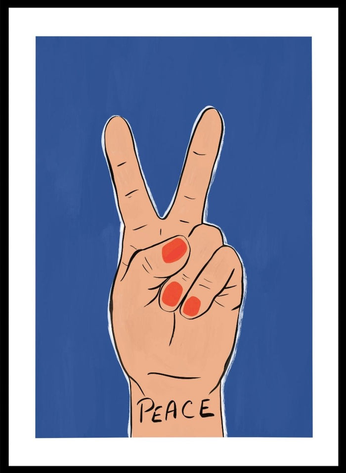 'Power in Peace' Aesthetic Art Print_Sugar & Canvas_Sugar & Canvas