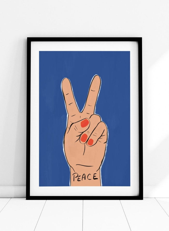 'Power in Peace' Aesthetic Art Print_Sugar & Canvas_Sugar & Canvas