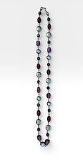 Preowned great condition Grey/purple/red Necklace fashion