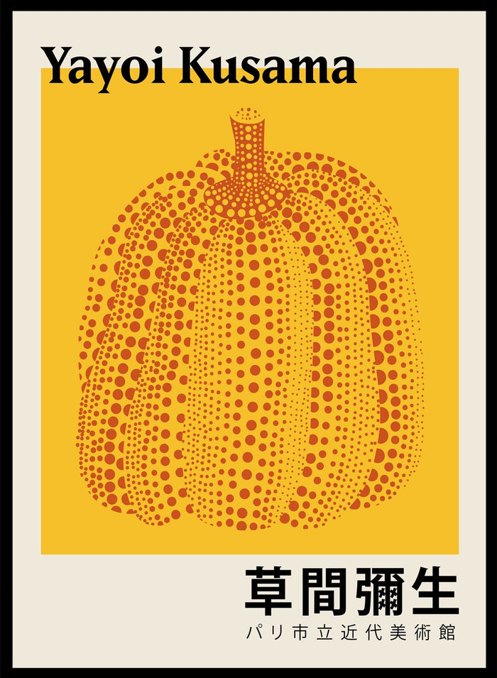 Pumpkin Forever Inspired by Yayoi Kusama Art Print_Sugar & Canvas