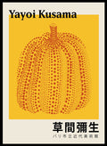 Pumpkin Forever Inspired by Yayoi Kusama Art Print_Sugar & Canvas